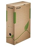 Esselte Eco Archiv-Schachtel, 100 mm Rückenbreite, Aktenkarton A4, 100 %...