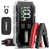 YUSMAN Starthilfe Powerbank 4000A, 12V Starthilfe Powerbank für pkw(8L Benzin...
