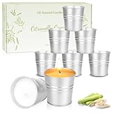 Citronella Kerzen Outdoor,200Std 8 Stücke Draußen Camping Citronella Kerzen im...