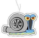 2x Duftbaum mit TURBO-SCHNECKE Motiv, Auto lustig Duftspender, Duftbaum Auto...
