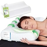 feela.® Orthopädisches Nackenkissen/Schlafkissen [3 Härtegrade] –...