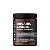 Bio Aronia Pulver 125g - Reich an Anthocyanen - Kraftvolles Antioxidans