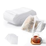 Vinabo 400 Stück Teebeutel für Losen Tee, Teefilter mit Kordelzug, 7 X 9cm...