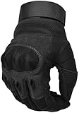 COZOME Motorradhandschuhe Herren, Starke Handschuhe Motorrad mit Protektoren,...