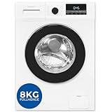 Exquisit Waschmaschine 8kg, Energieeffizienzklasse A, max. 1400 U/Min,...