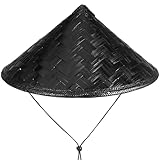 Gadpiparty Handgefertigter Japanischer Samurai-Hut Schwarzer Hut Japanischer...