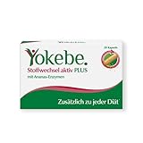 Yokebe Plus Stoffwechsel aktiv - Stoffwechselkapseln mit Vitamin-B-Komplex und...