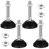 Aoyfuwell 4 STK Nivellierfüße, M8 x 50 mm Verstellbare Möbelfüße...