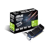 ASUS GeForce GT 730 2GB GDDR5 Low-Profile-Grafikkarte (0dB Passivkühlung, GPU...