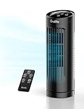 Grelife Turmventilator mit Fernbedienung, 85° Ventilator Oszillierend, Leiser...