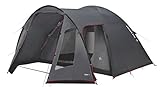 High Peak Kuppelzelt Tessin 4, Campingzelt mit Vorbau, 2 Eingänge,...