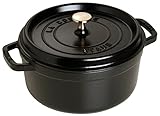 STAUB Cocotte, Gusseisen Bräter, Alle Herdarten inkl Induktion, Rund, 28 cm,...