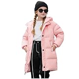 Guqmjde Winterjacke Mädchen Daunenmantel Lang Puffer Jacke Warme Wintermantel...