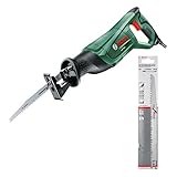 Bosch Säbelsäge PSA 700 E (710 Watt, im Karton) + Reciprosägeblätter grünes...