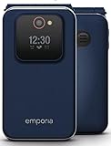 emporiaJOY 2G, Seniorenhandy 2G, Klapphandy ohne Vertrag, Mobiltelefon mit...