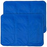 Newgen Medicals Kühlmatte: 2er-Set kühlende Kissenauflagen, 30 x 40 cm, blau...