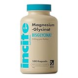 Magnesium Glycinat Nahrungsergänzungsmittel – 500 mg – Premium-Qualität...