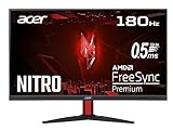 Acer Nitro KG272S3 Gaming Monitor 27 Zoll (69 cm Bildschirm) Full HD, 180Hz, bis...