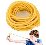 ANZOAT 10M Schleuder Zwille Gummi,6 * 9mm Naturlatex Schleudergummiband...