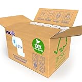 80x Rollen Toilettenpapier BULK-Verpackung XXL Vorratspack 4 Lagig - Soft...