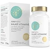 Cosphera Haar-Vitamine - Hochdosiert mit Biotin, Selen und Zink als Beitrag zum...