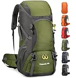 jianyana Wanderrucksack 50L Trekkingrucksack Regenhülle Reiserucksack...