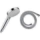 hansgrohe Duschset mit wassersparendem Duschkopf Vernis Blend, Sparduschkopf ca....