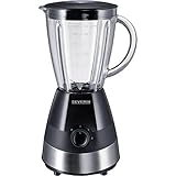 SEVERIN Standmixer mit 1,5 l Glas-Mixbehälter, Mixer mit 2 Stufen und...