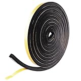 RAFIYU Dichtungsband 4m Dichtband Selbstklebend 12mm x 10mm Moosgummi...