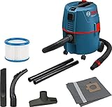 Bosch Professional Nass-/Trockensauger Gas 20 L SFC (inkl. Grobschmutzdüse,...