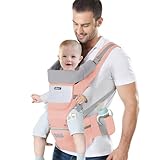 IULONEE Neugeborene Babytrage Baby Carrier Ergonomisch Babytrage mit Hüftsitz...