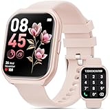 Smartwatch Herren Damen, 1.85' HD Smart Watch mit Telefonfunktion, 100+...