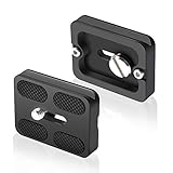 UTEBIT PU-50 Schnellwechselplatte Adapter, 2 Stück Quick Release Plate, Kamera...