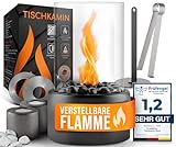 flammtal - Tischkamin [4h Brenndauer] - Tischfeuer für Indoor & Outdoor - Mit...