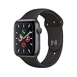 Apple Watch Series 5 44mm (GPS) - Aluminiumgehäuse Space Grau Schwarz...