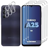 Lutree für Panzerglas für Samsung Galaxy A25 5G Schutzfolie, 3+3 Stück...