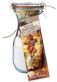 Backmischung im Weckglas für Speck Tomaten Krustenbrot Mini ( 250ml ) - Zutaten...