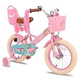JOYSTAR Little Daisy 12 Zoll Kinderfahrrad für 2-4 Jahre Mädchen, Kleinkind...