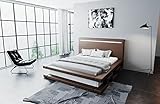 Sofa Dreams Designerbett Faenza Bettgestell ohne Lattenrost und Matratze mit LED...