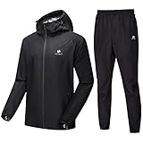 HOTSUIT Schwitzanzug herren SaunaTrainingsanzug Fitness Sauna-Reißverschluss...