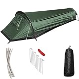 1-Person Biwakzelt, Ultralight Biwaksack Mit Tragetasche,1 Personen Zelt Grün,...