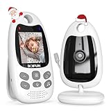 Babyphone mit Kamera Tragbares Vox-Funktion Temperatursensor...