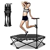 Fitness Trampolin Indoor für Zuhause,106cm Mini Trampolin mit...