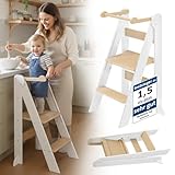 Bellabino Tay Lernturm ab 1 Jahr – Learning Tower 2-Fach höhenverstellbar &...