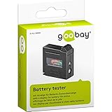 Goobay 54020 Batterietester für alle Batterien & Akkus Batterietester für AAA,...
