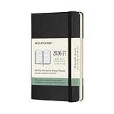 Moleskine - Horizontaler Wochenplaner/Tagesplaner, Terminkalender 18 Monate...