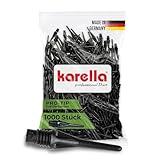 Karella Profi Dartspitzen Pro-Tip, Made in Germany, 1000 Stück, 2BA Gewinde,...
