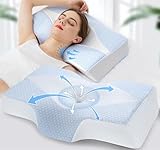 Hypuno Memory Foam Nackenkissen Ergonomisches Orthopädisches Kopfkissen für...