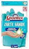 Spontex Zarte Hände, pflegende Haushaltshandschuhe mit sanftem Mandelöl, aus...