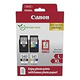 Canon Tintenpatronen & Papier-Multipack - PG-540/CL-541XL Original...